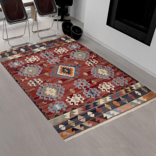 kilim old yarn (2,06 m x 3,02 m ) 