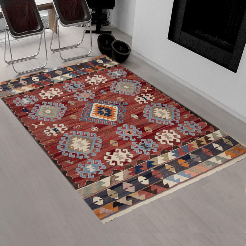 kilim old yarn (2,06 m x 3,02 m ) 